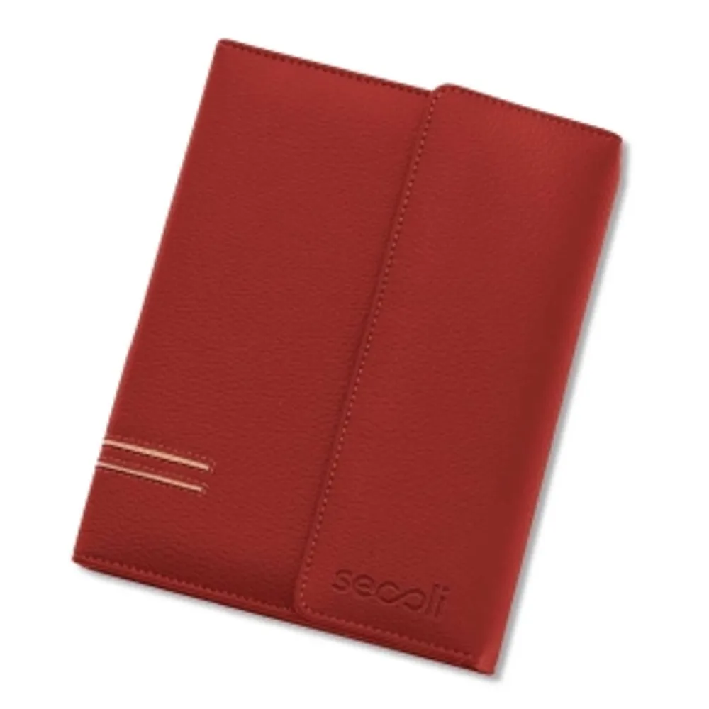 Agenda Capa PU com Fecho Oculto