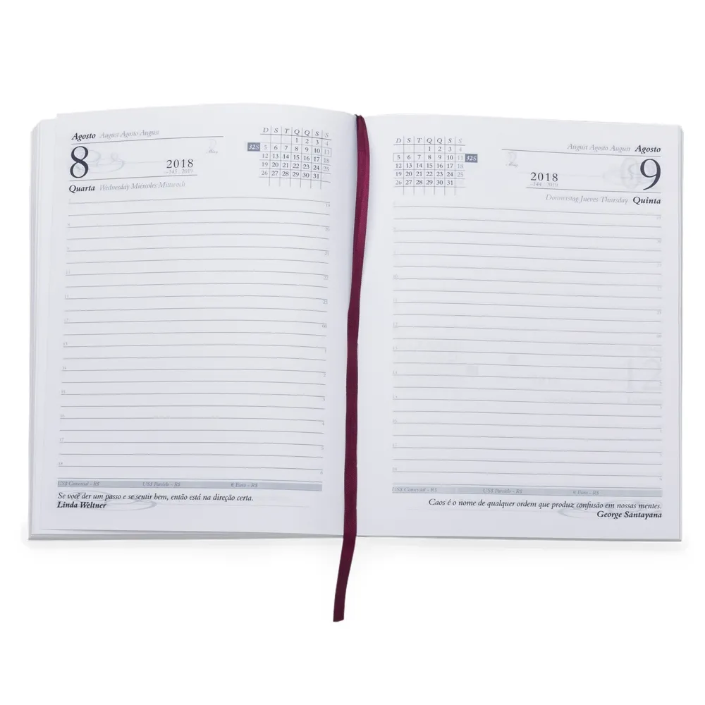 #Agenda Diária 2018