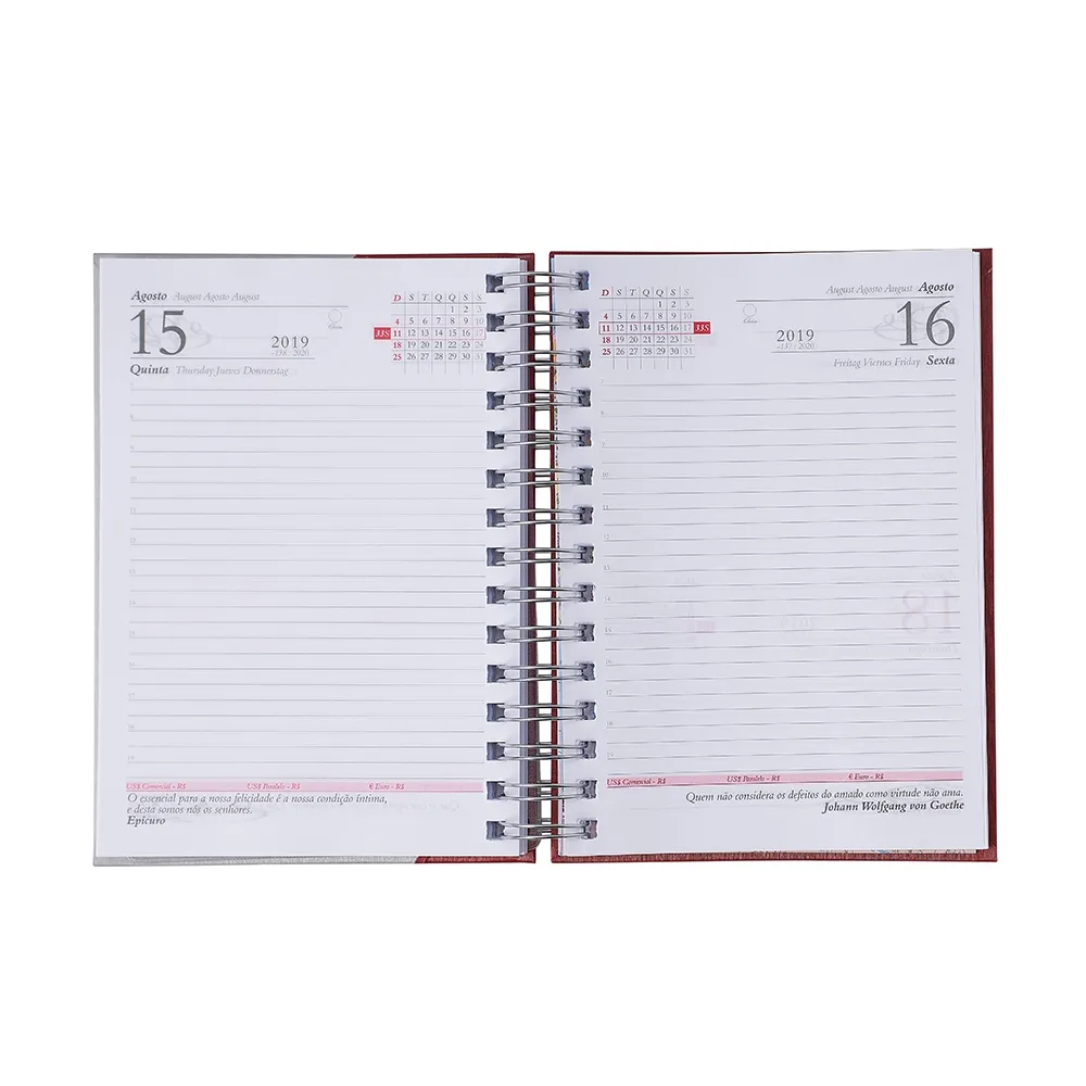 #Agenda Diária 2019