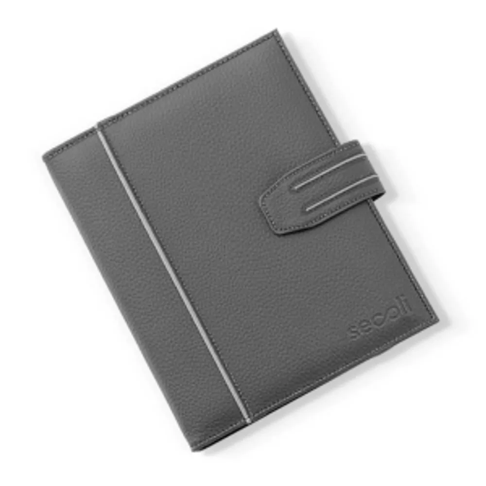 Agenda Fichário Capa PU com Aba de Fecho