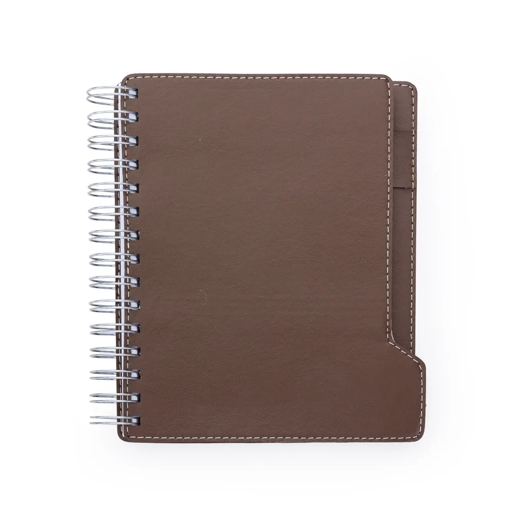 #Agenda Wire-o com Suporte para Caneta