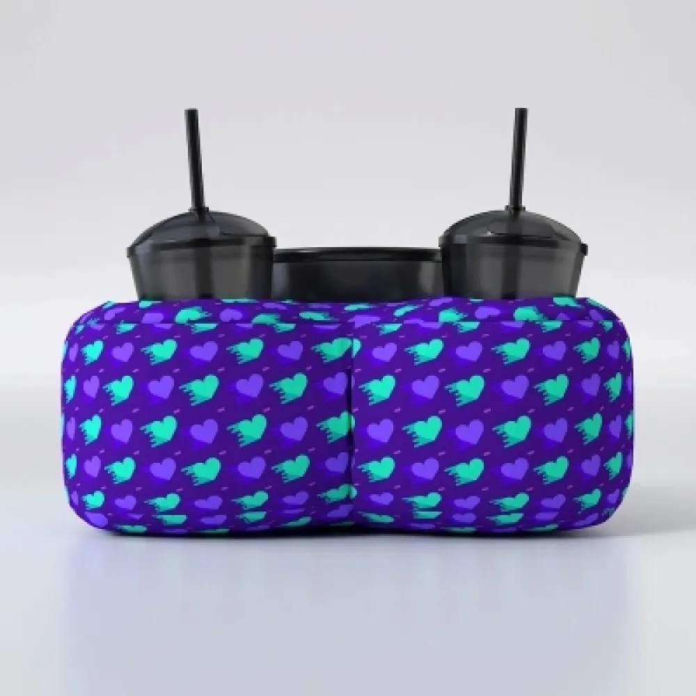 Almofada Porta Pipoca Coração Dia dos Namorados