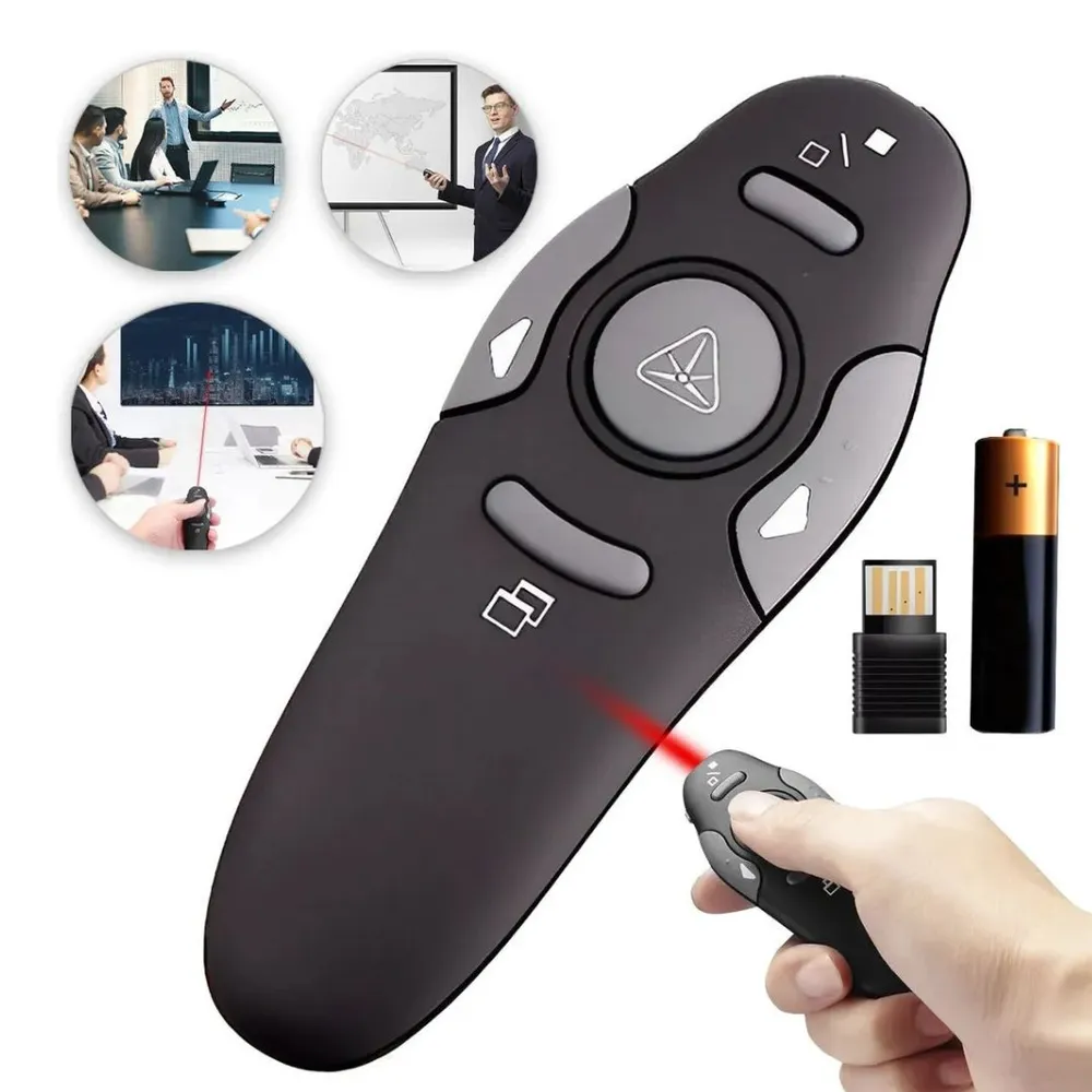 Apresentador De Slide Com Laser Sem Fio -APPT1