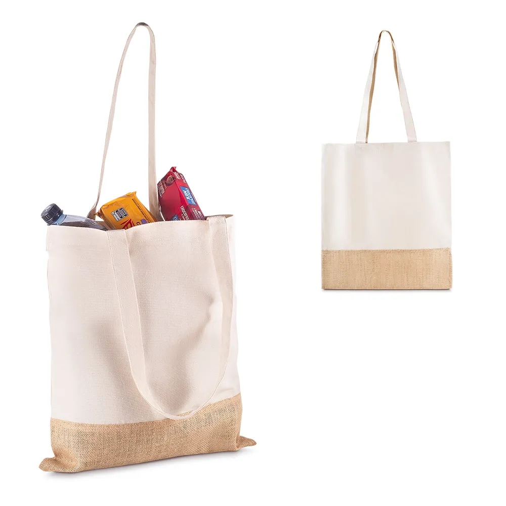 Sacola em Algodão e Juta 220g/m² (42x38cm)