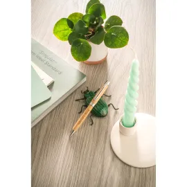 Miniatura de imagem do produto BAHIA II. Esferográfica em bambu com clipe e mecanismo twist