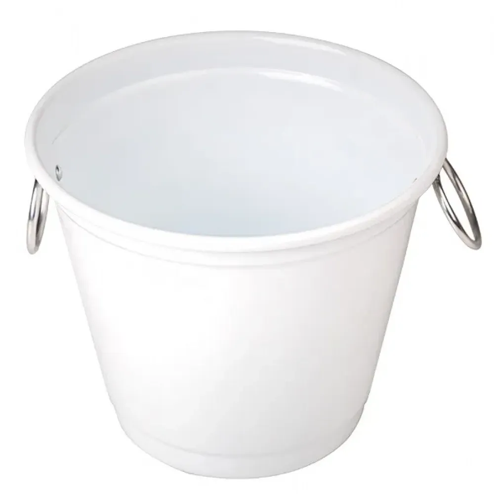 BALDE PARA GELO COM ARGOLAS - BRANCO - 4L-KB-03030-BRA