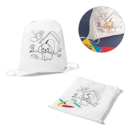 Imagem do produto BALOO. Sacola tipo mochila para colorir em non-woven (80 g/m²)