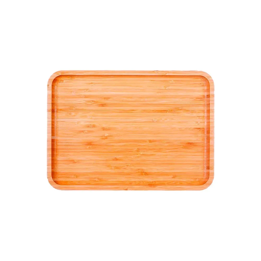 BANDEJA EM BAMBU PARA SERVIR - 28X20CM