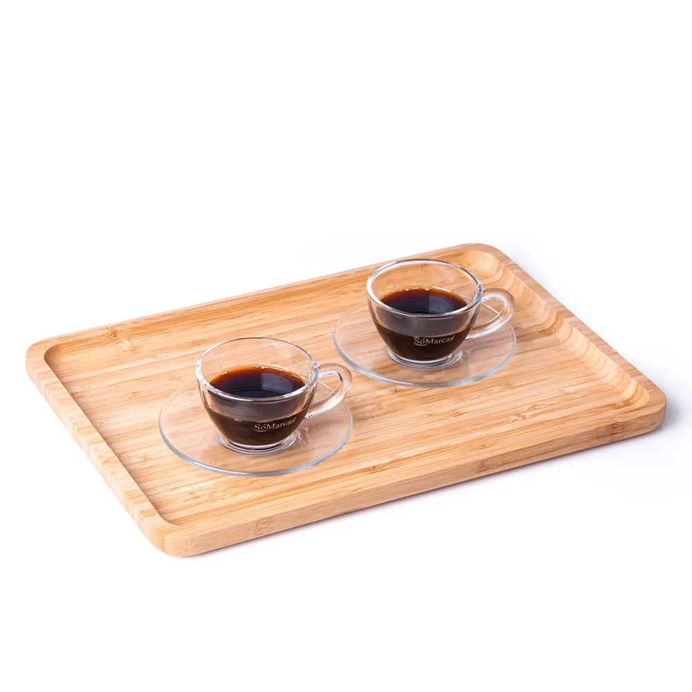 BANDEJA EM BAMBU PARA SERVIR - 32X22CM BAMBU-BT-03223-BAMBU