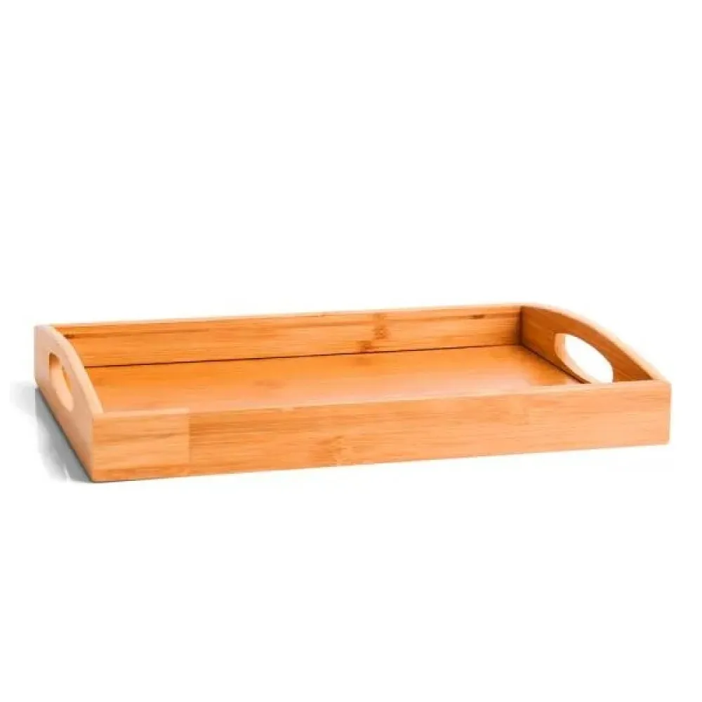 BANDEJA PARA SERVIR EM BAMBU - 35 CM-BT-13353