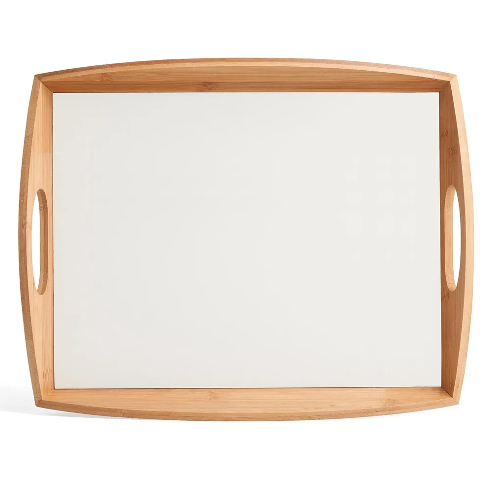 BANDEJA PARA SERVIR RETANGULAR EM BAMBU ITÁLIA - 40 CM-BT-10403-600-BAMBU