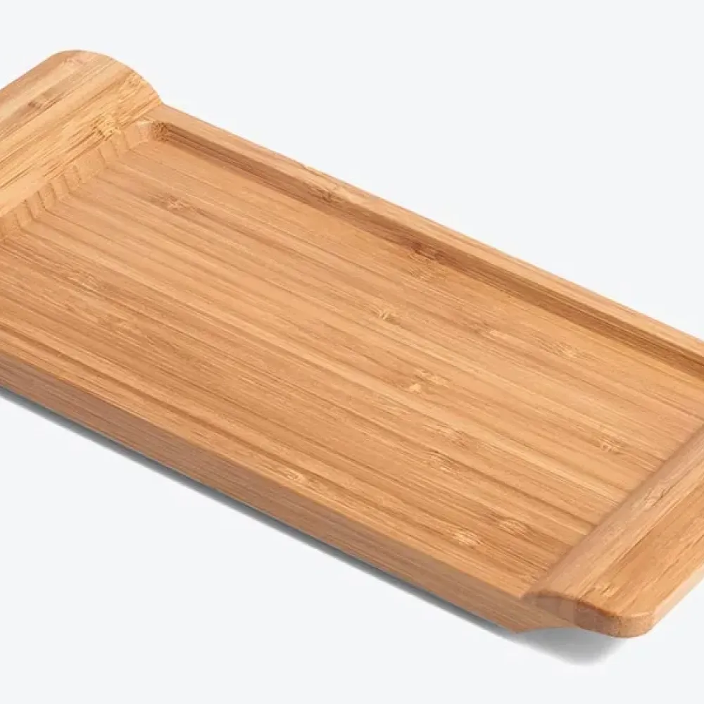 BANDEJA RETANGULAR EM BAMBU PARA SERVIR