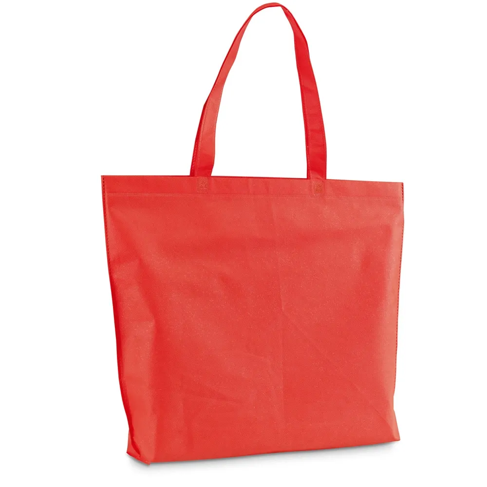 BEACON. Sacola em non-woven (80 g/m²) VERMELHO-92905-VM