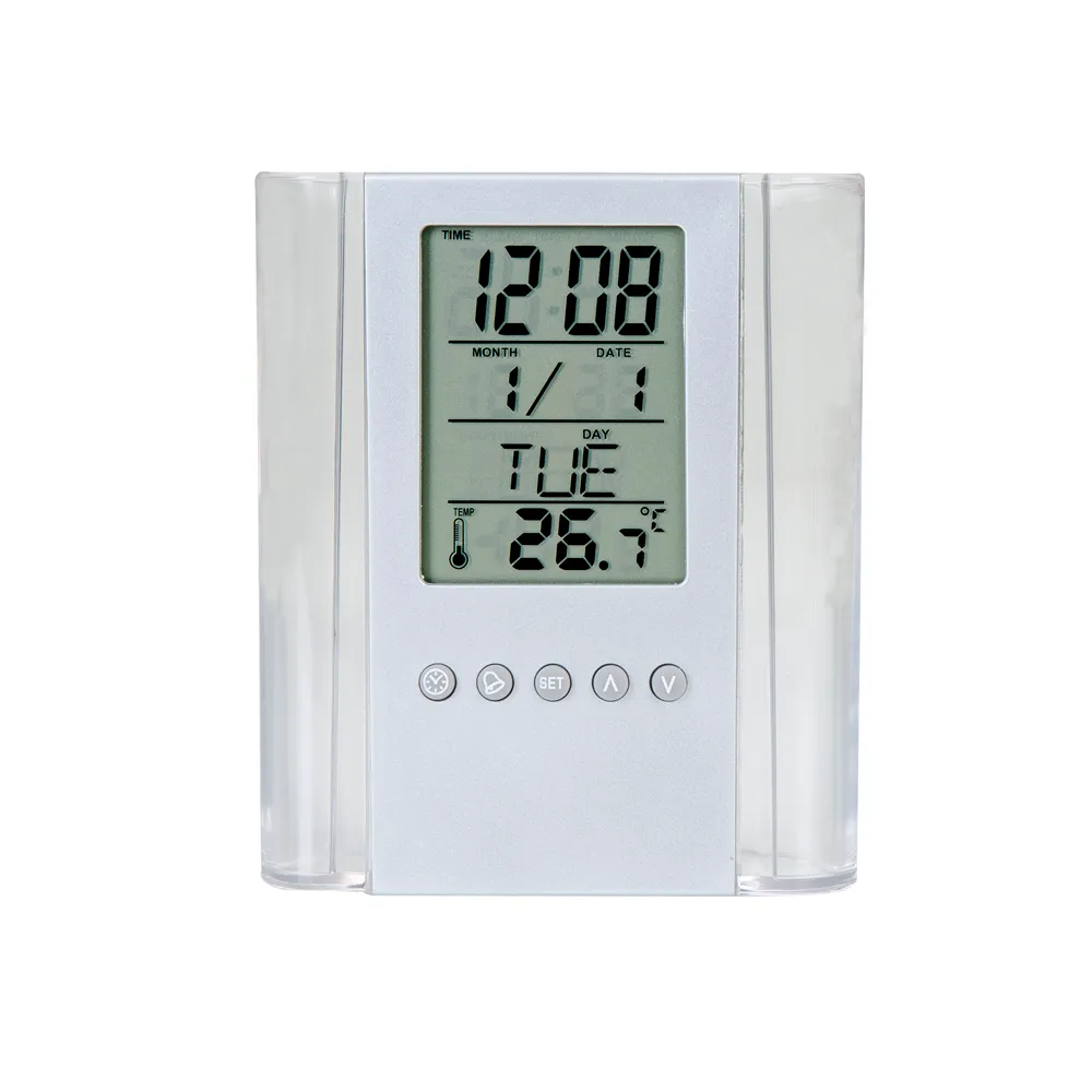 #Porta Caneta com Relógio-P@BK62