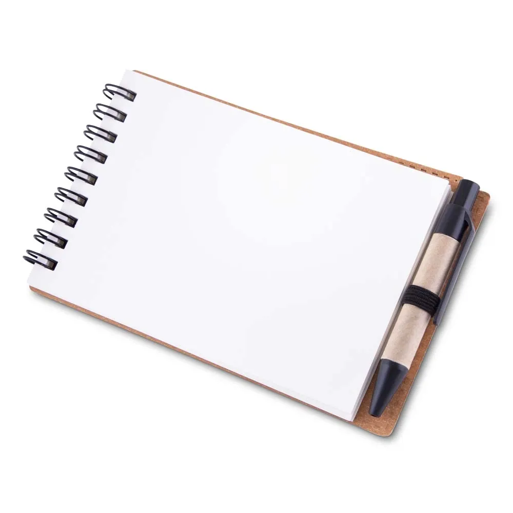 Mini Caderno de anotações com caneta