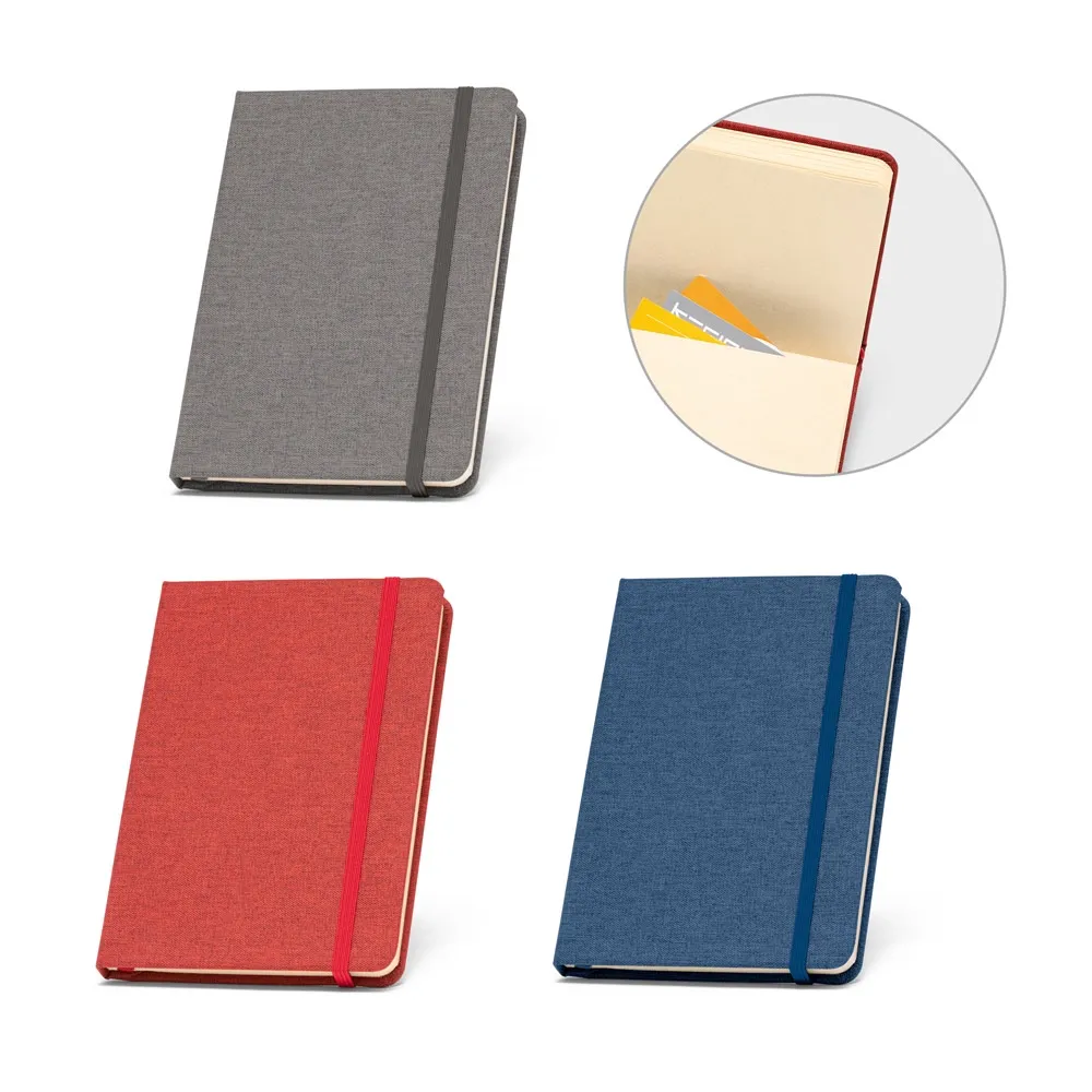 BOYD. Caderno A5 em rPET com folhas pautadas