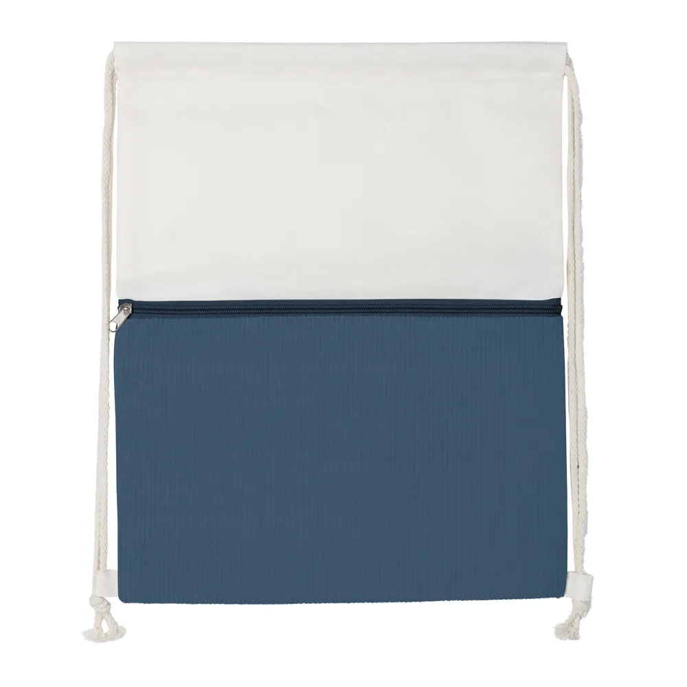 Sacola/Mochila em poliéster e veludo (41x34,4cm)