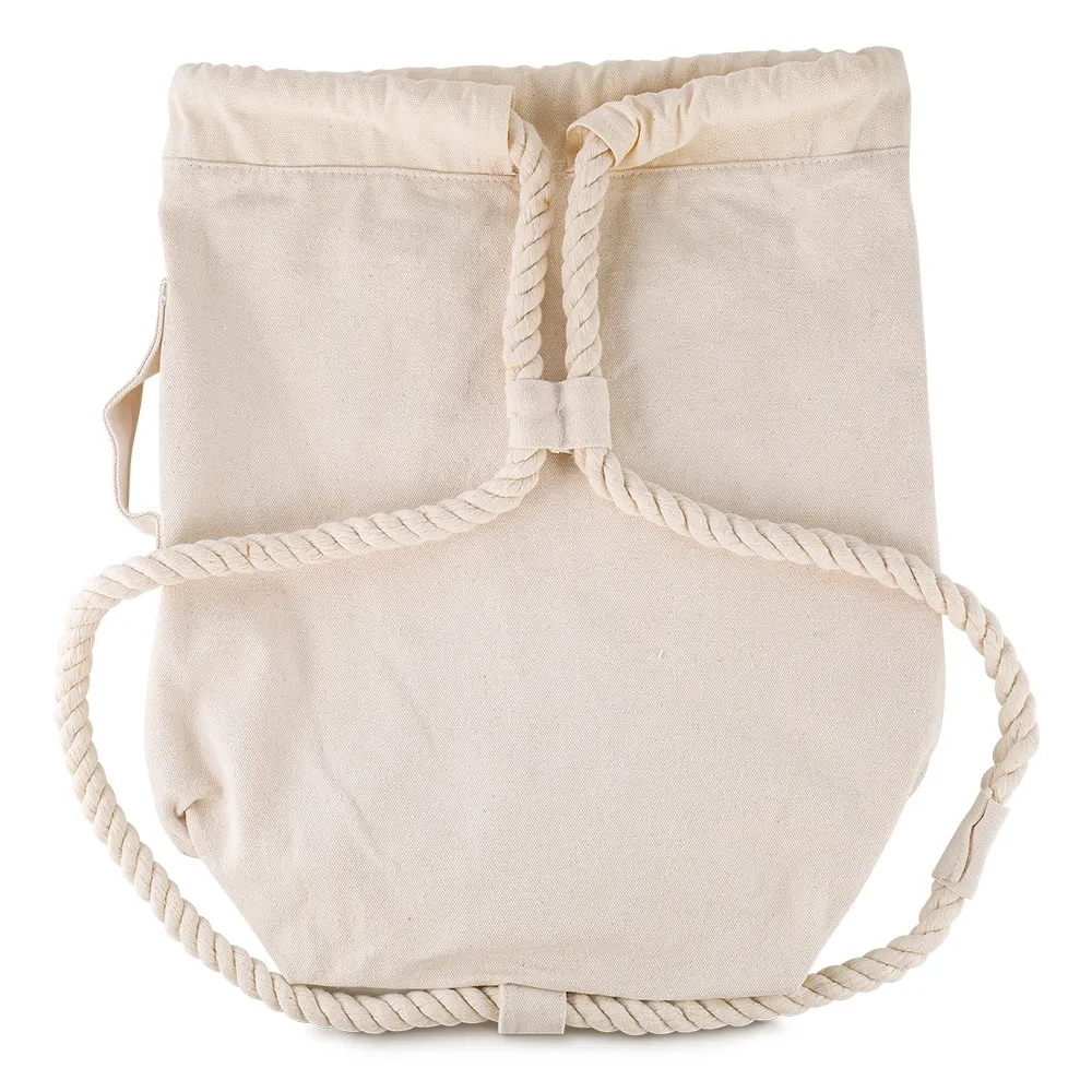 Sacola/Mochila em algodão 450g/m2 (42x35x14,5cm)