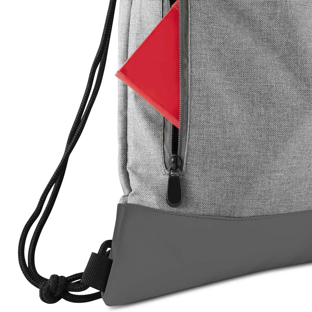 Sacola/Mochila Poliéster 210D e PU (43x35cm)