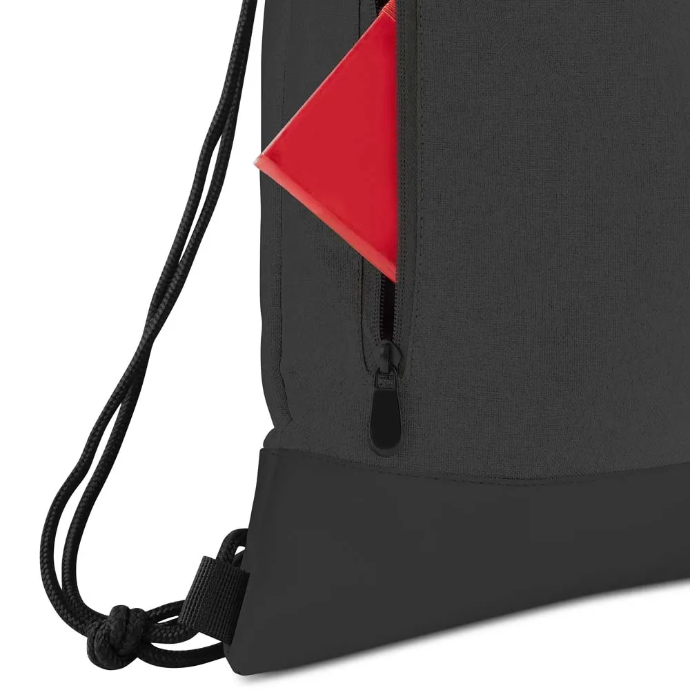 Sacola/Mochila Poliéster 210D e PU (43x35cm)