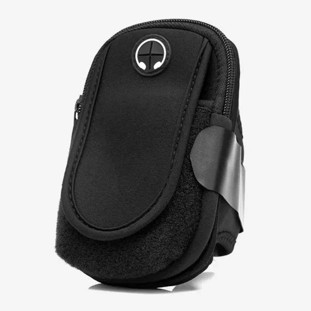 BRAÇADEIRA PARA CELULAR EM NEOPRENE - PRETO PRETO