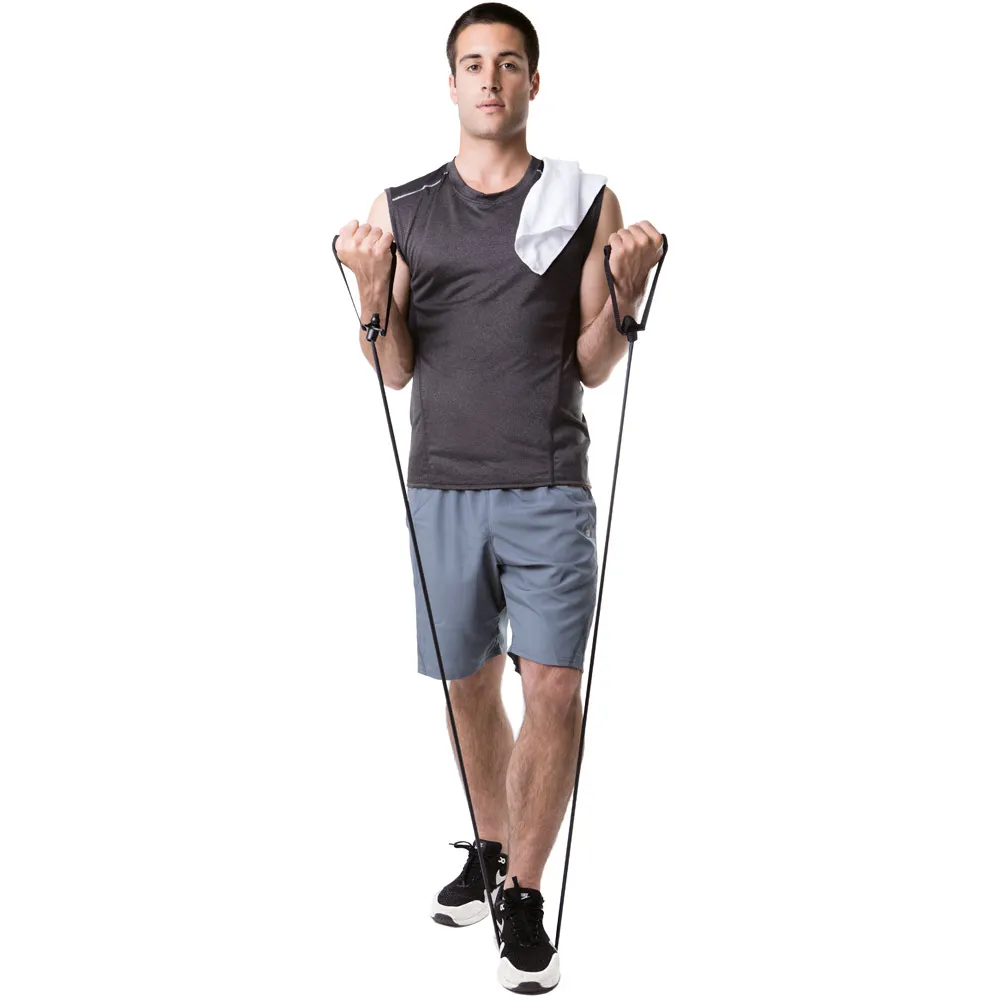 BRADY. Conjunto fitness composto por elástico e corda de pular