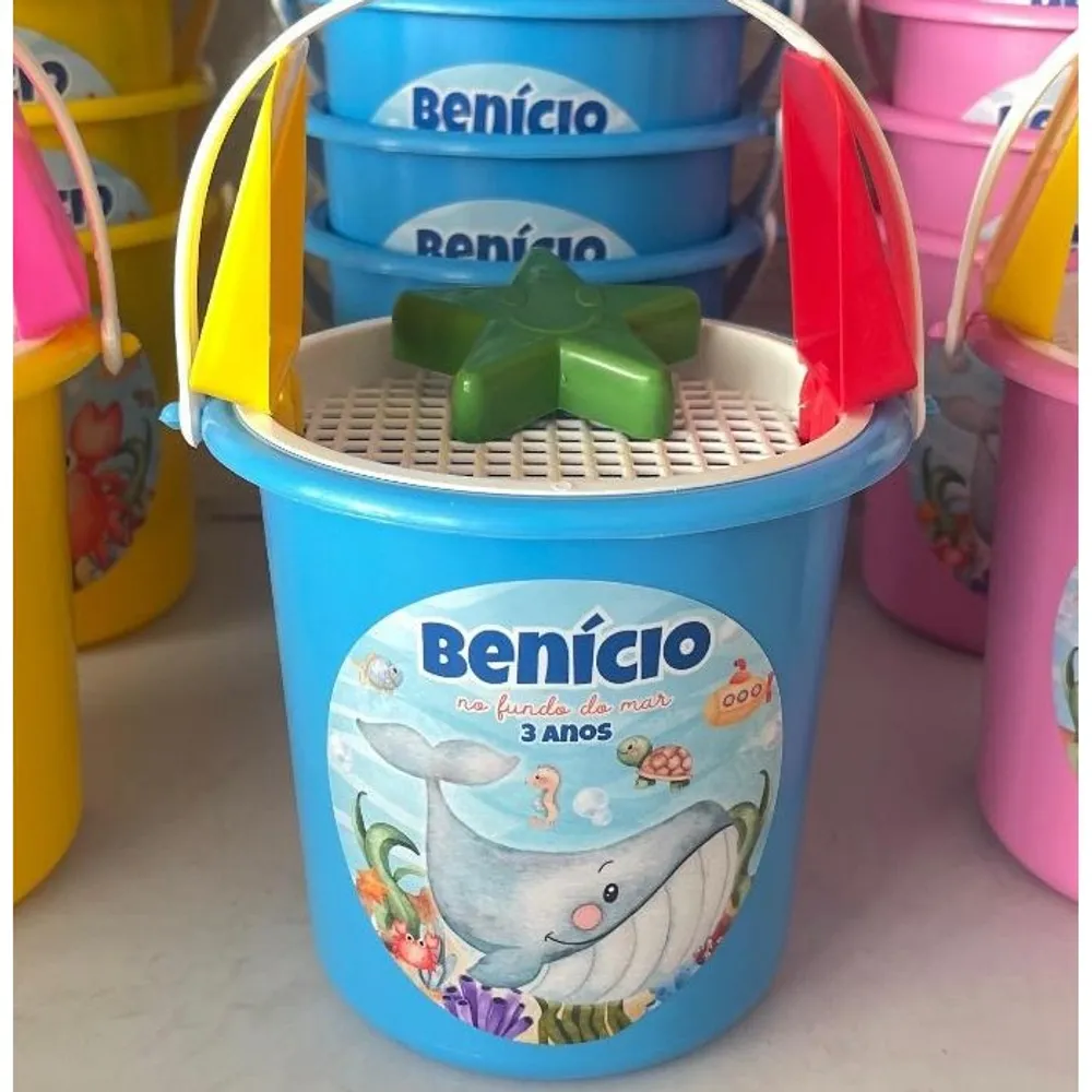 Baldinho de Praia Personalizado -0112EC