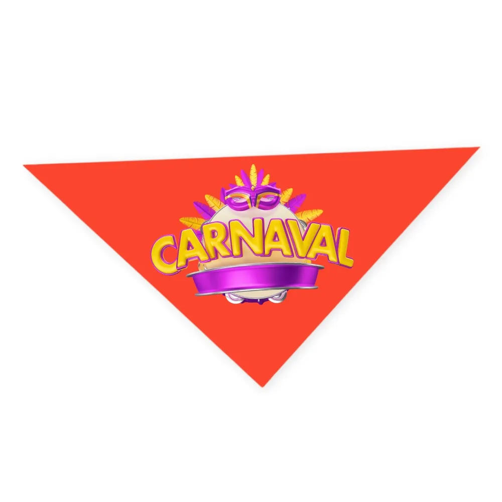 Bandana em formato triangular. Produzida em materiais resistentes e leves.-BND01