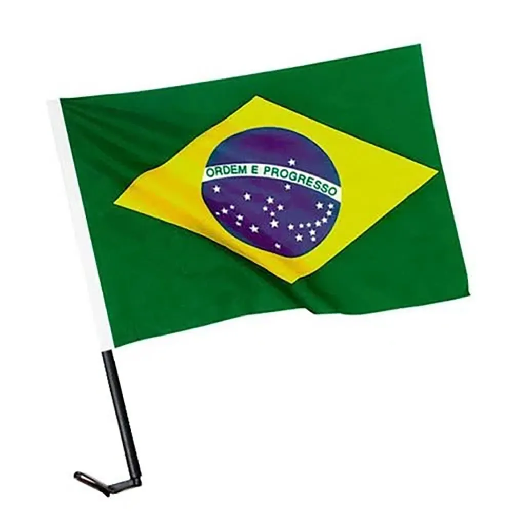 Bandeira do Brasil em Tecido para Carro 