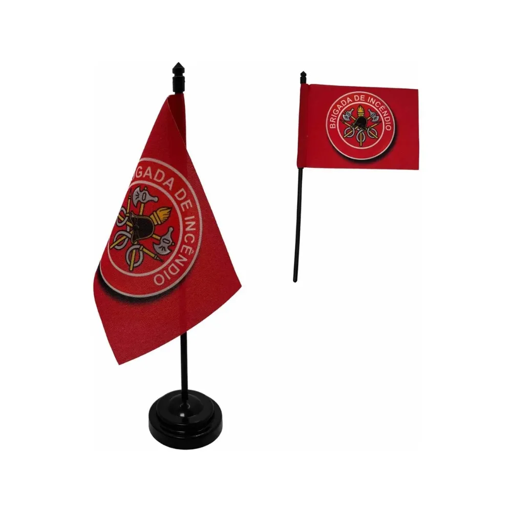 Bandeirinha De Mesa/mão - Brigada De Incêndio-BNDBI1