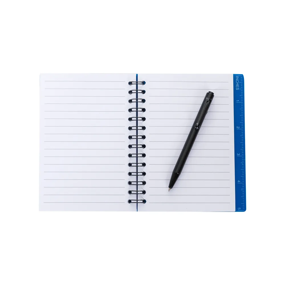 #Bloco de Anotações com Caneta e Régua