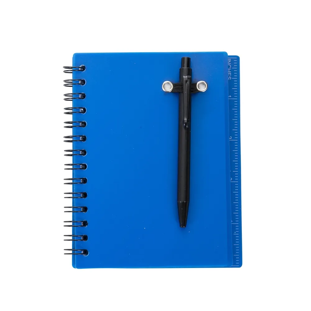 #Bloco de Anotações com Caneta e Régua