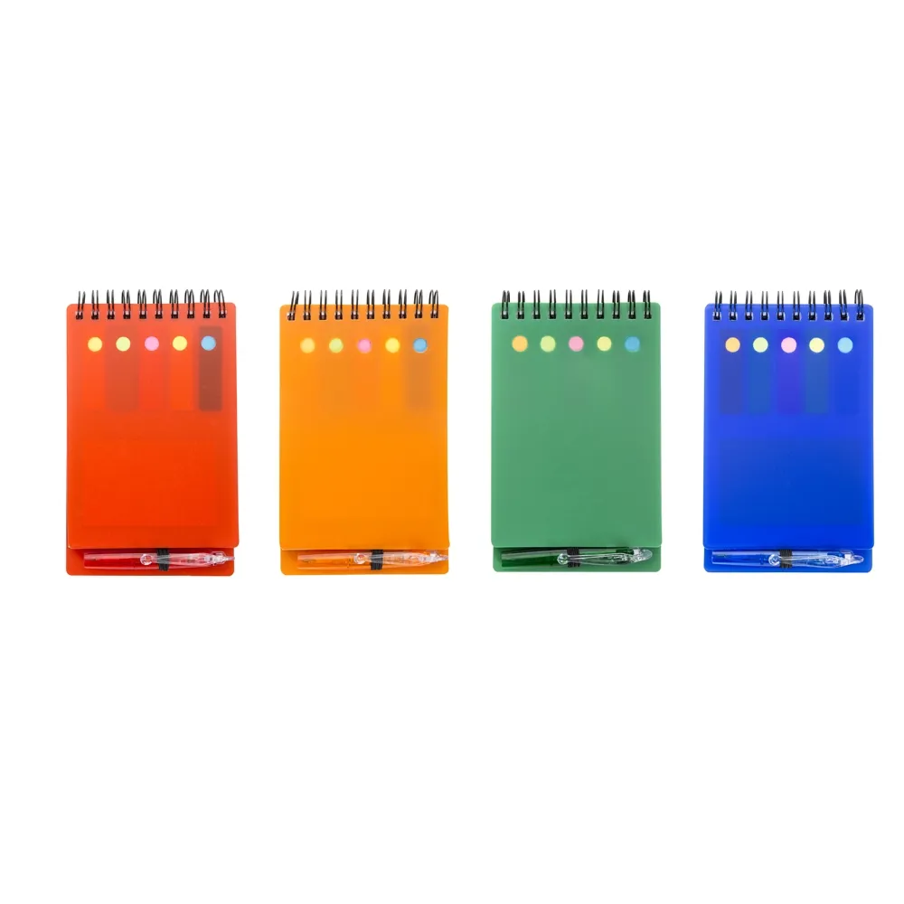 #Bloco de Anotações com Autoadesivos e Caneta