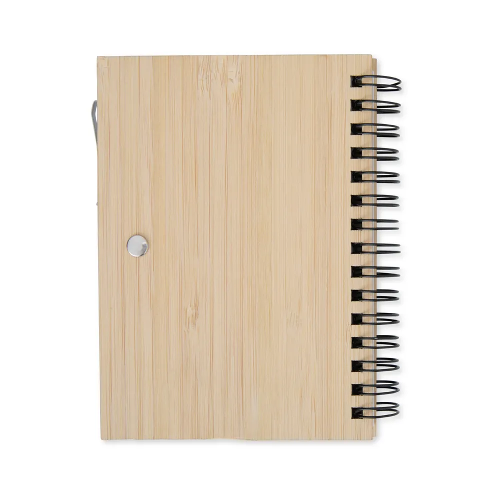 Caderneta em Bambu com Caneta-003MRP05134