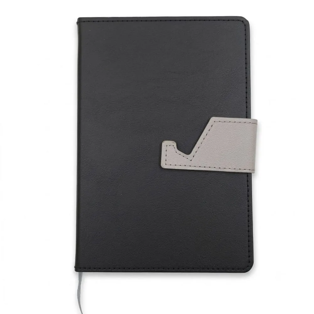  Caderno Executivo com suporte para celular