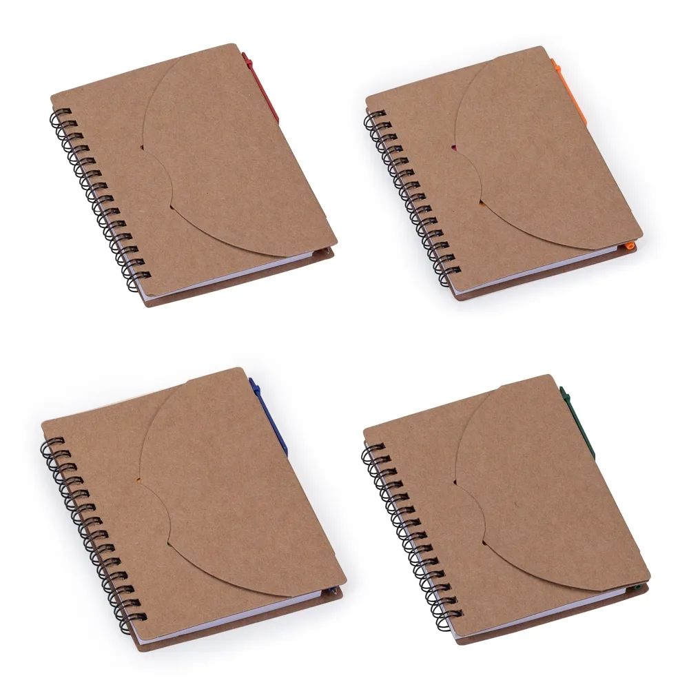 #Bloco de Anotações com Caneta e Autoadesivos