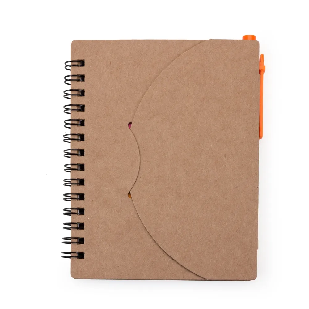 #Bloco de Anotações com Caneta e Autoadesivos