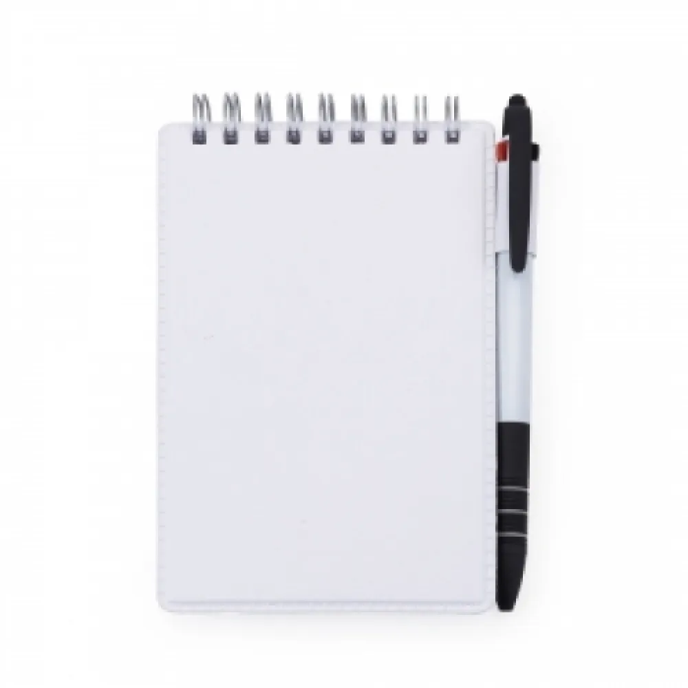 Bloco de Anotações Couro Sintético