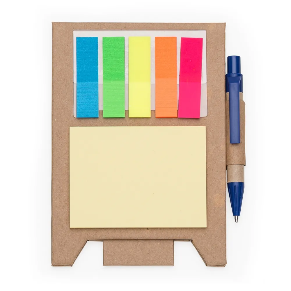 #Bloco de Anotações ecológica com caneta-13035