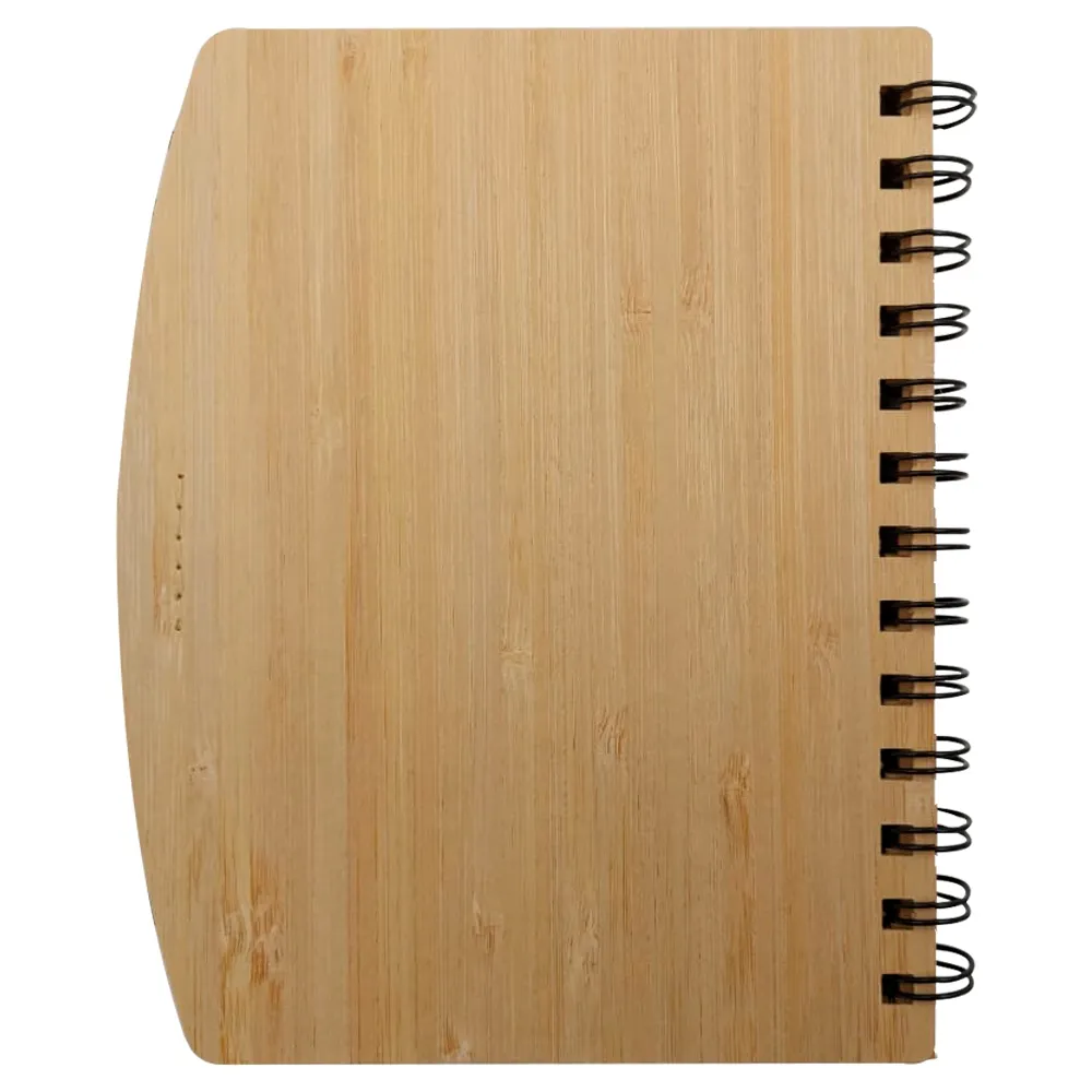 Bloco de Notas Ecológico Em Bambu Com Caneta 