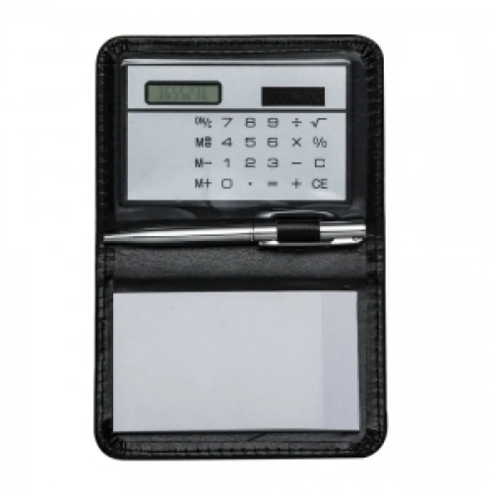 #Bloco de anotações com calculadora