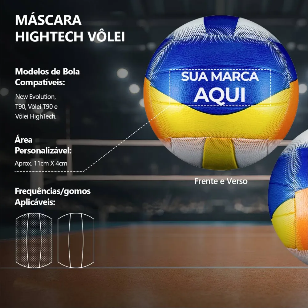 Bola de Vôlei - Linha semi oficial material em PVC 