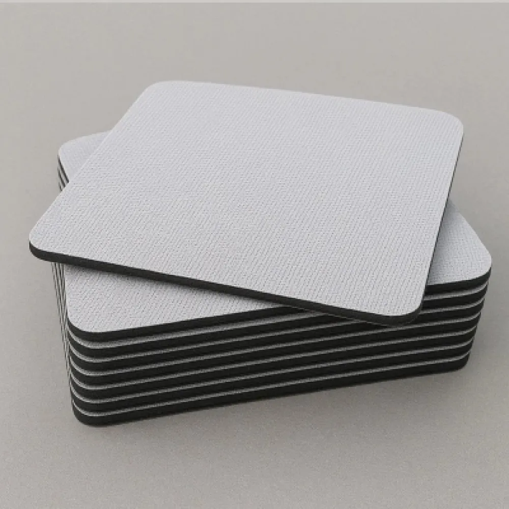 Bolacha de Chopp Branca Para Sublimação Quadrada