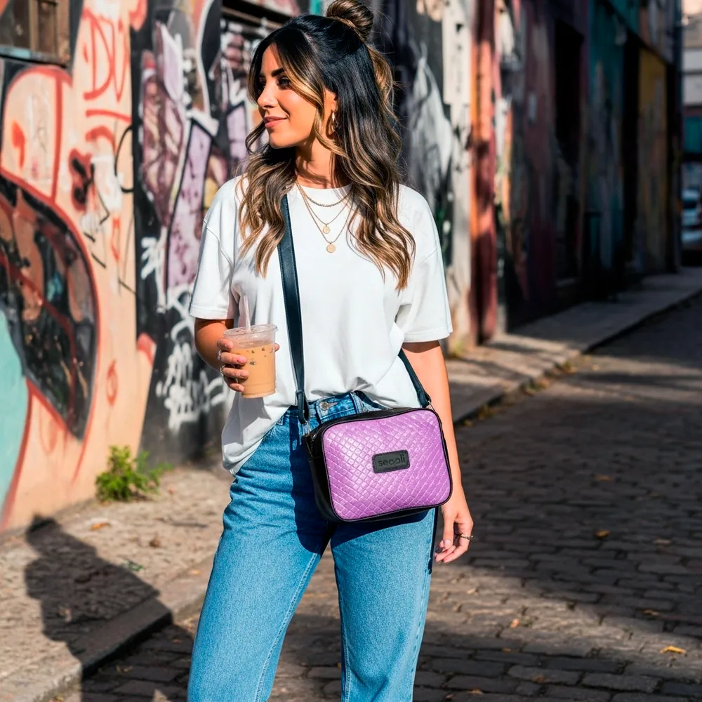 Bolsa Compacta com Alça Regulável