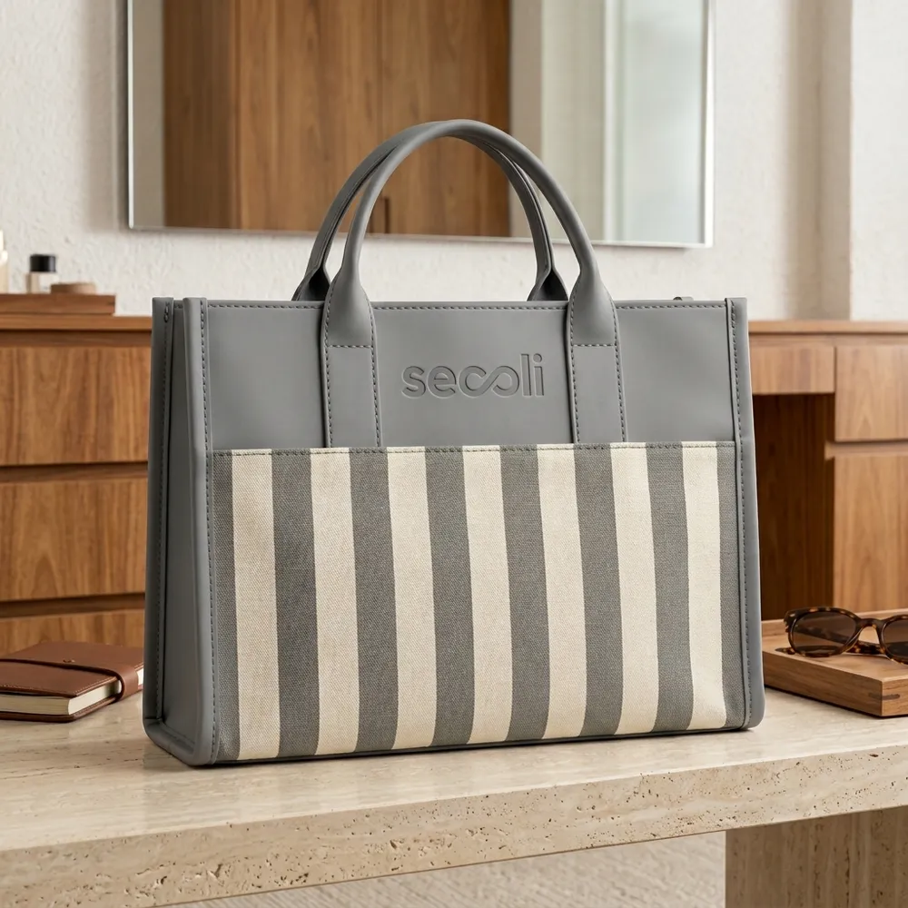 Bolsa Tote Bag em Sintético