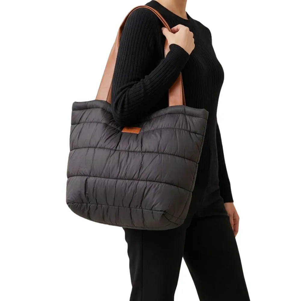 Bolsa Tote Puffer