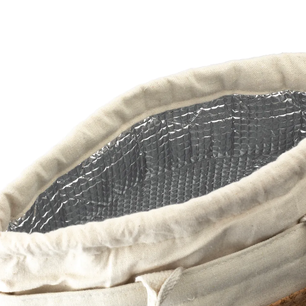Bolsa térmica em algodão e cortiça