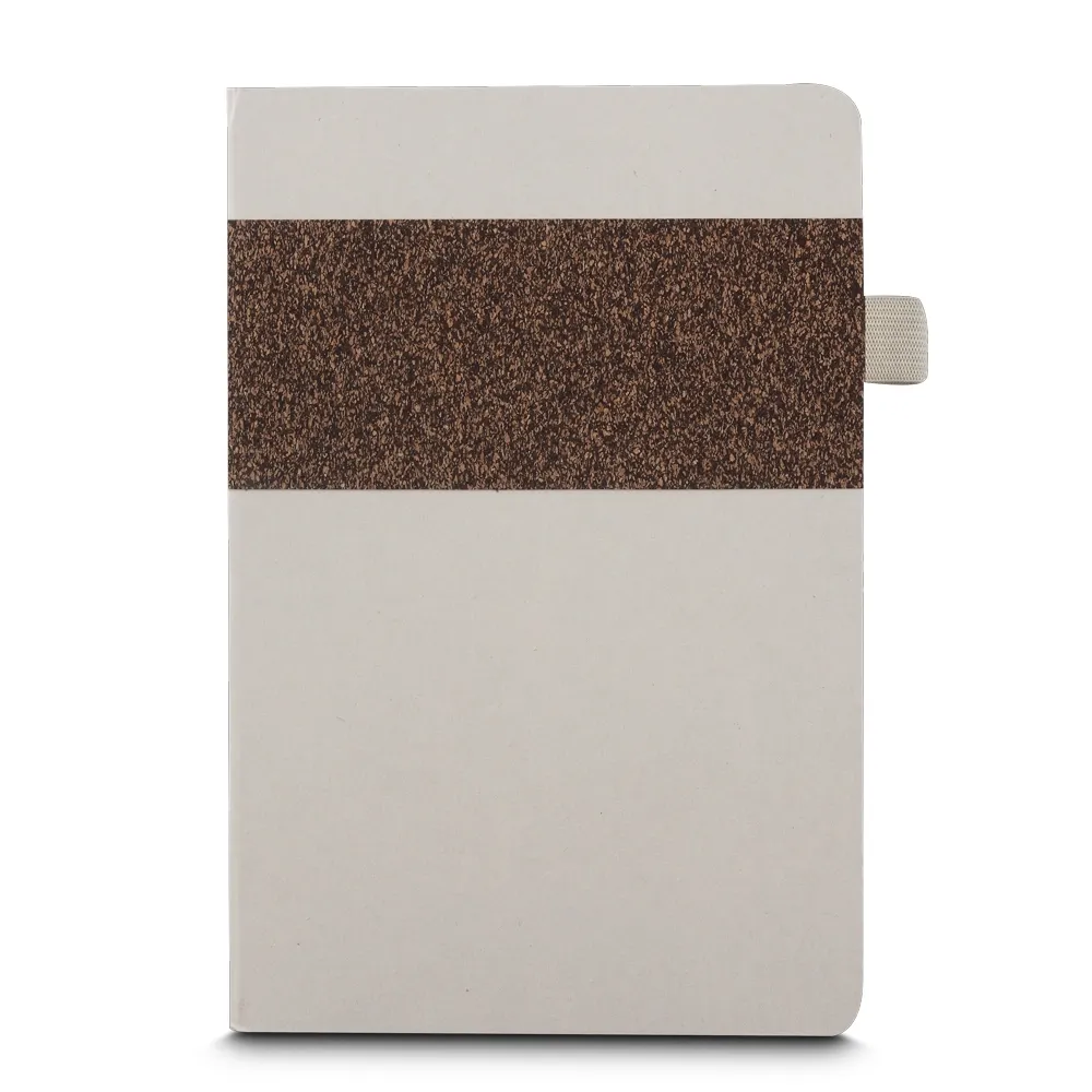 Caderno Capa em Fibra de Cana de Açúcar e Café