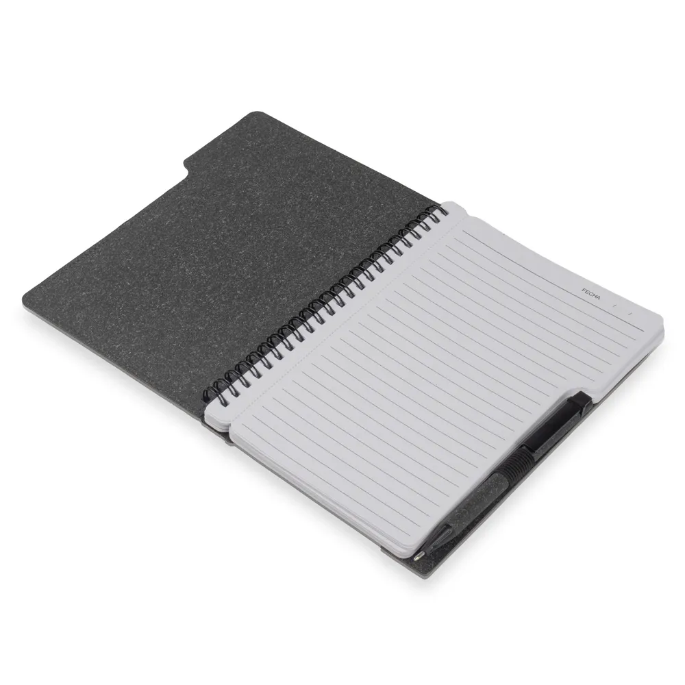 Caderno Capa em Papelão Reciclado c/ Caneta