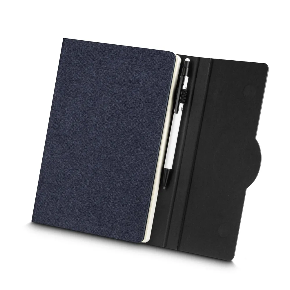 Caderno Capa em RPET e Detalhe em Bambu